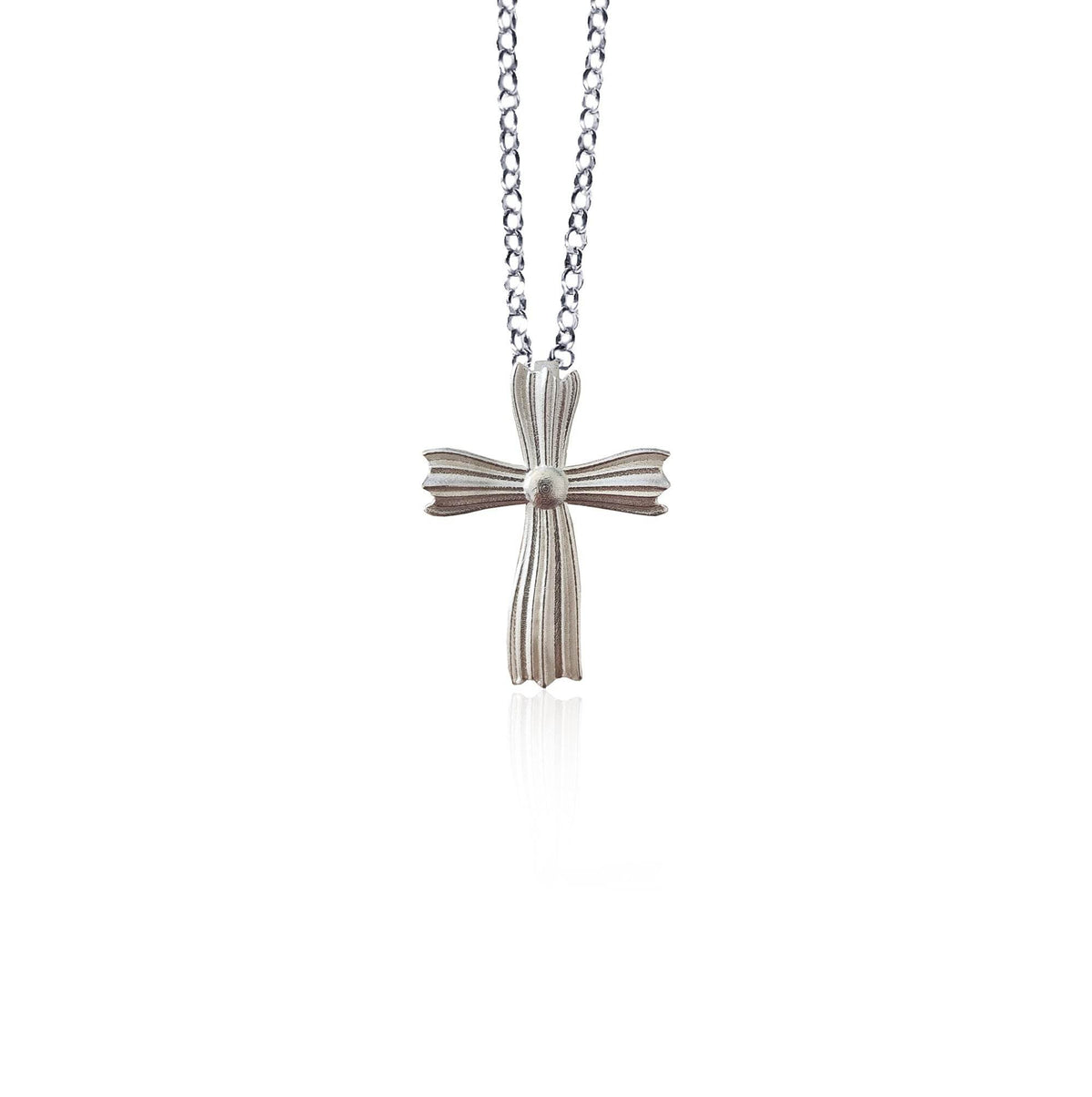 Fustanela Medium Cross Pendant - Athenart 