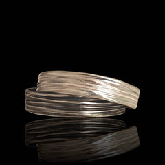 Peplos Wavy Cuff Bracelet - Athenart 