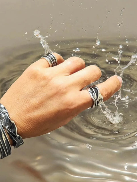 Unisex Oxidized rings 