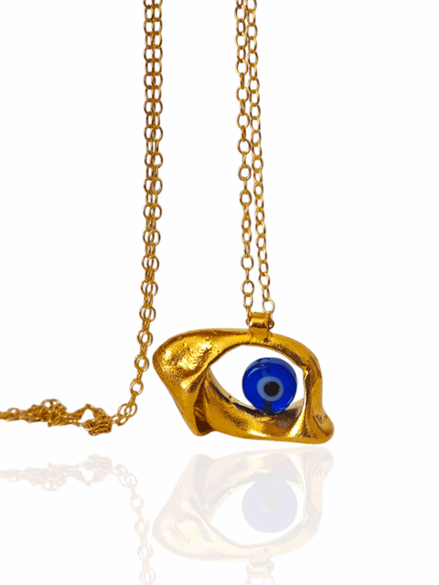 Sculptural Eye Pendant - Athenart 