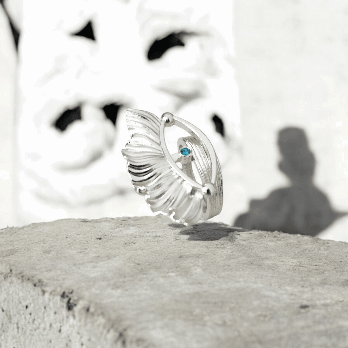 Argus Silver Eye Ring - Athenart 