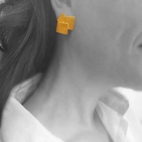 Mosaic: Block Bouquet Earrings - Athenart 