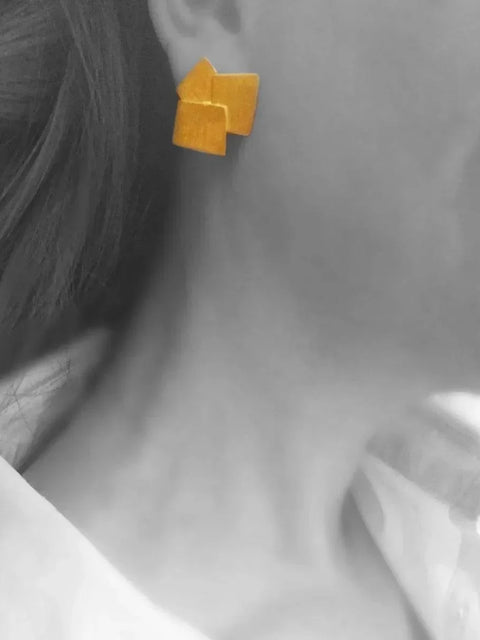 Mosaic: Block Bouquet Earrings - Athenart 