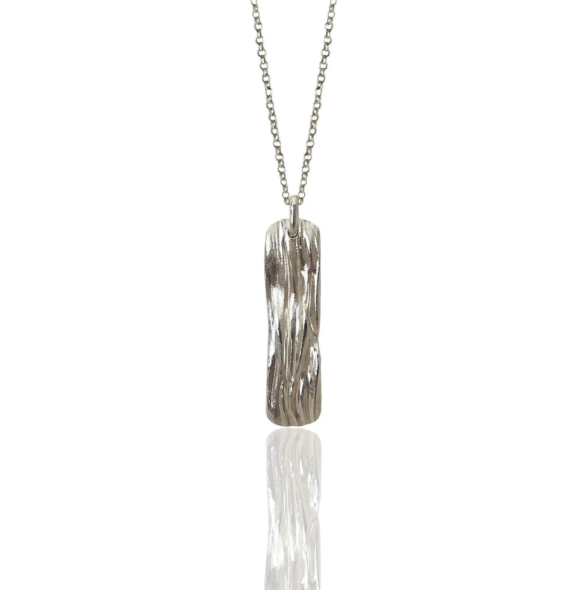 Unisex Storyfold silver Pendant - Athenart 