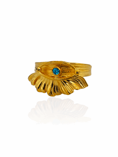 Mini Argus Evil Eye Ring - Athenart 