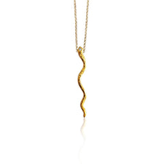 Ophis Snake Charm Necklace - Athenart 