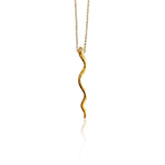 Ophis Snake Charm Necklace - Athenart 