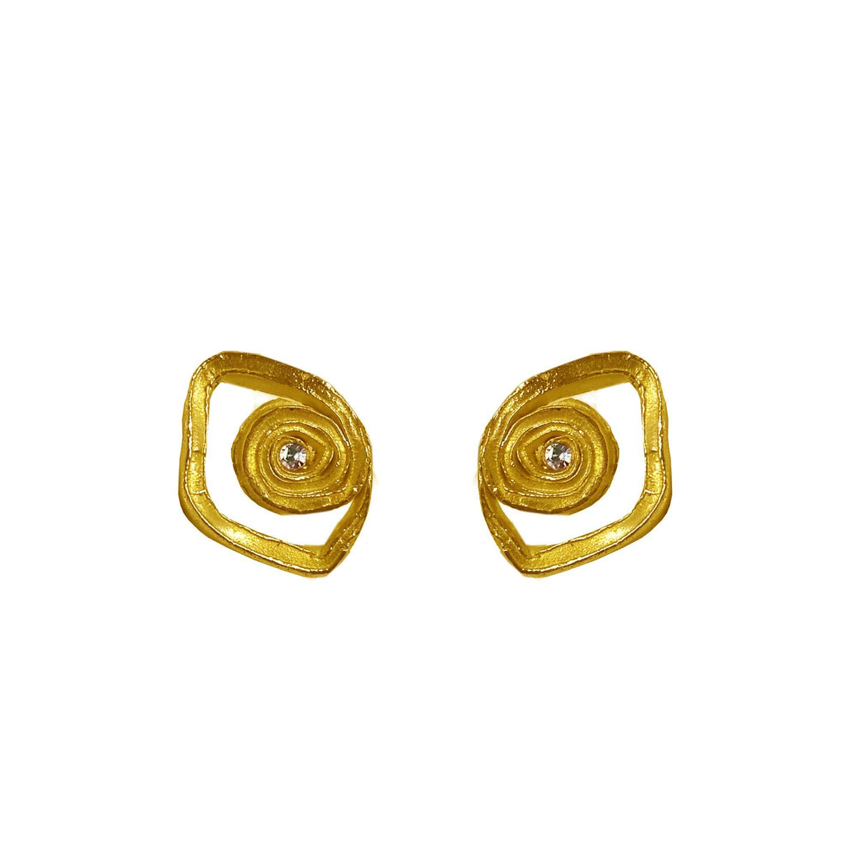 Spiral Eye Charm Necklace - Athenart 