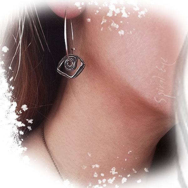 Spiral Eye Charm Necklace - Athenart 
