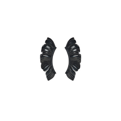 Oxidized Wing stud earrings 