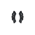 Oxidized Wing stud earrings 