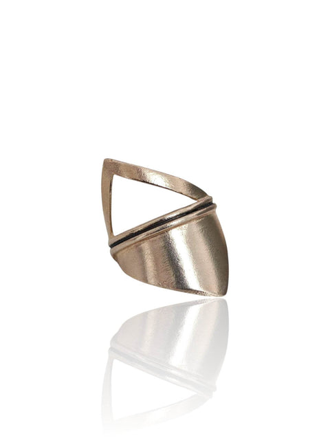 Geometric Shield Ring - Athenart 