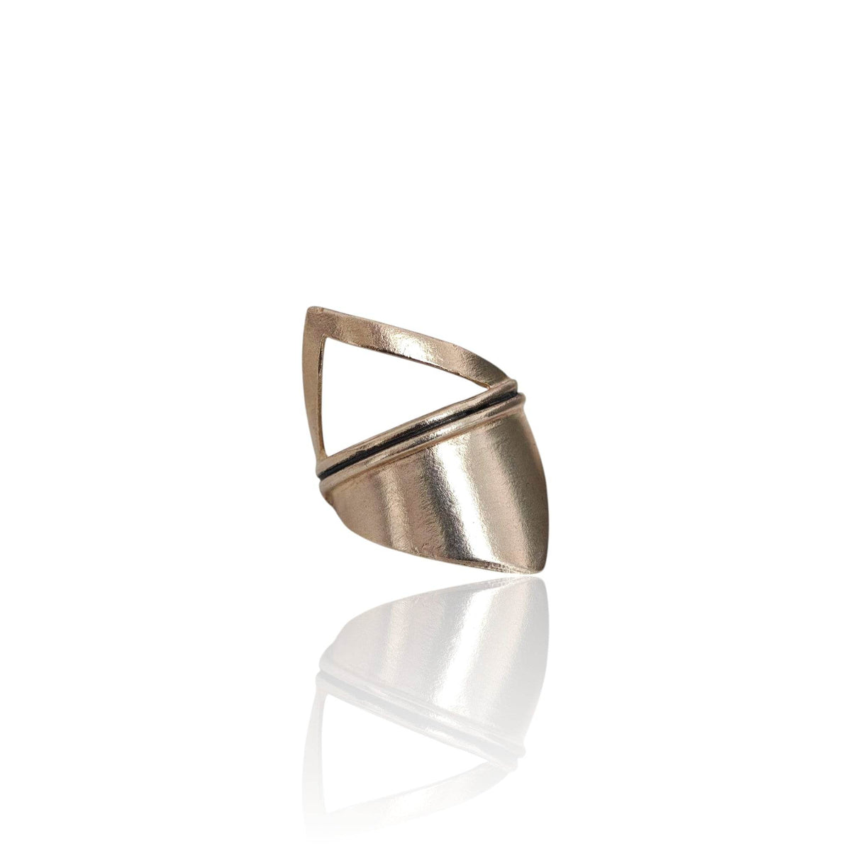 Geometric Shield Ring - Athenart 