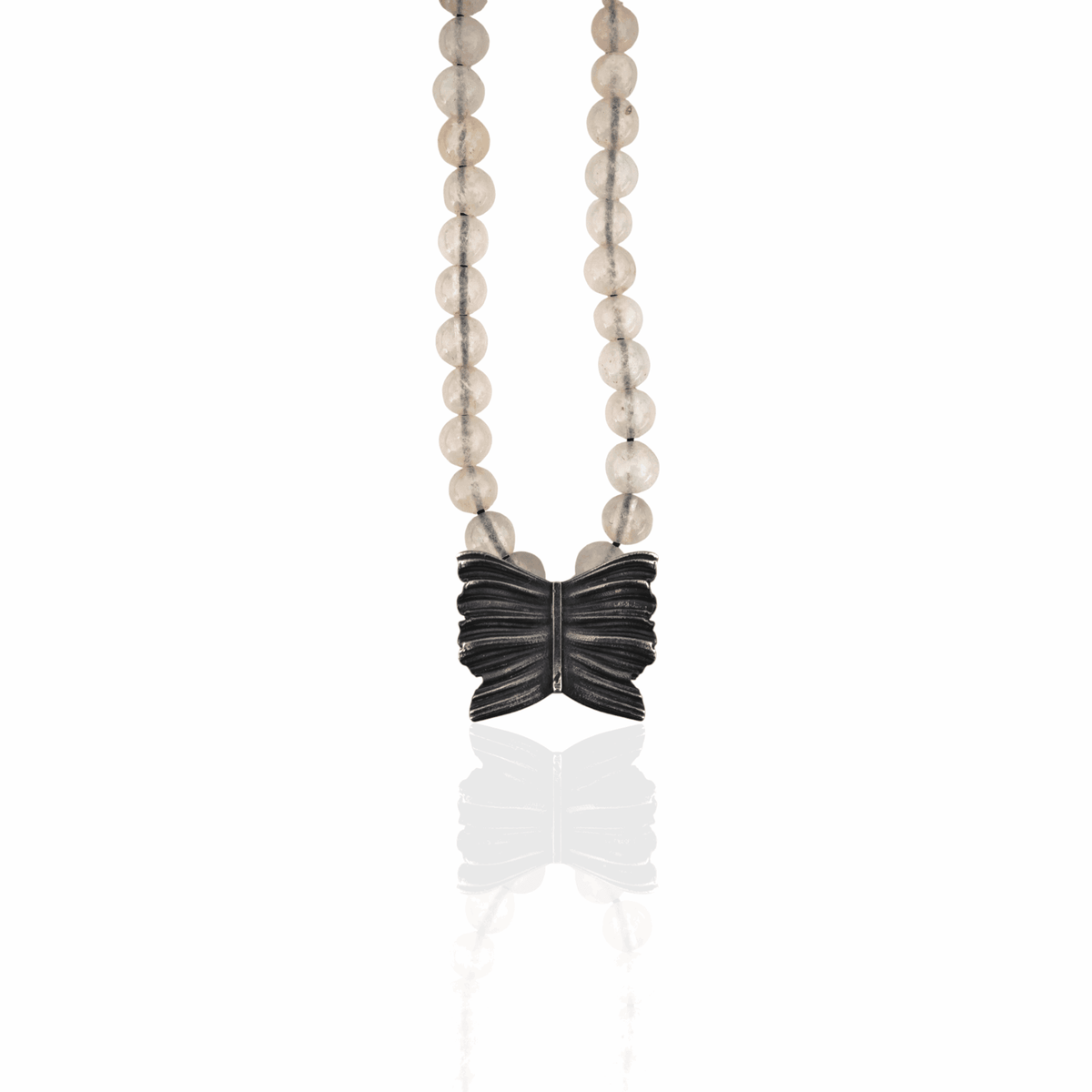 Athenart Chrysalis butterfly necklace handmade in Athens
