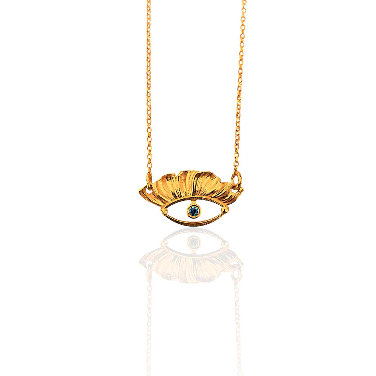 Small Argus Eye Necklace - Delicate Guardian | Athenart - Athenart 