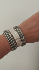 Unisex wide Cuff bracelet for men and women
