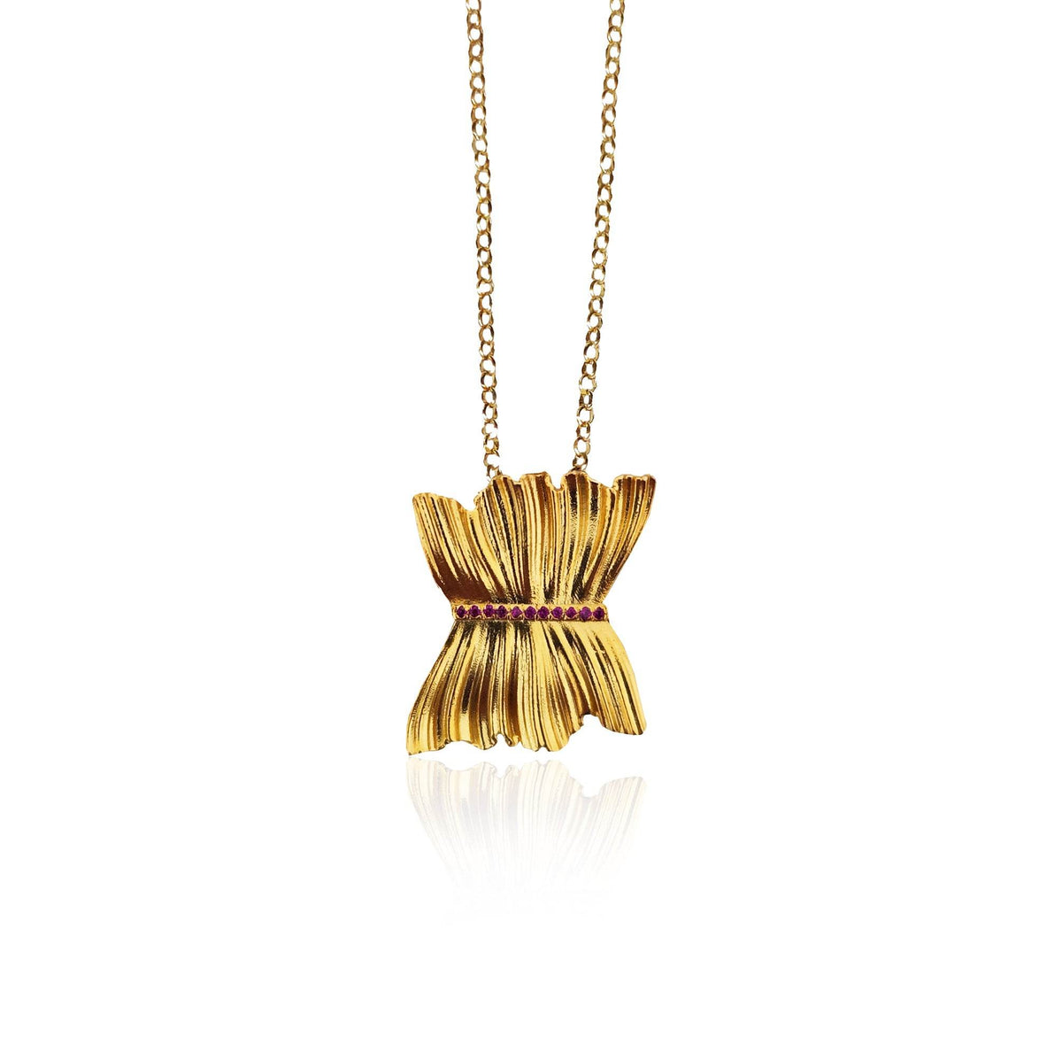 Double Fustanela Charm Necklace - Athenart 