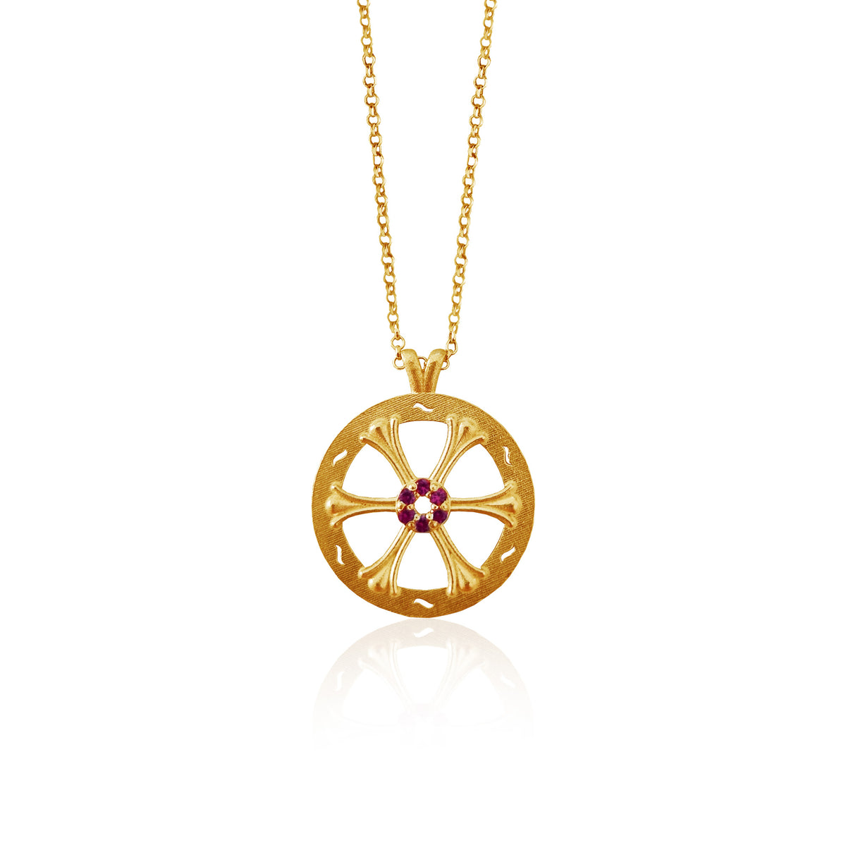 Wheel of Fortune Amulet Necklace