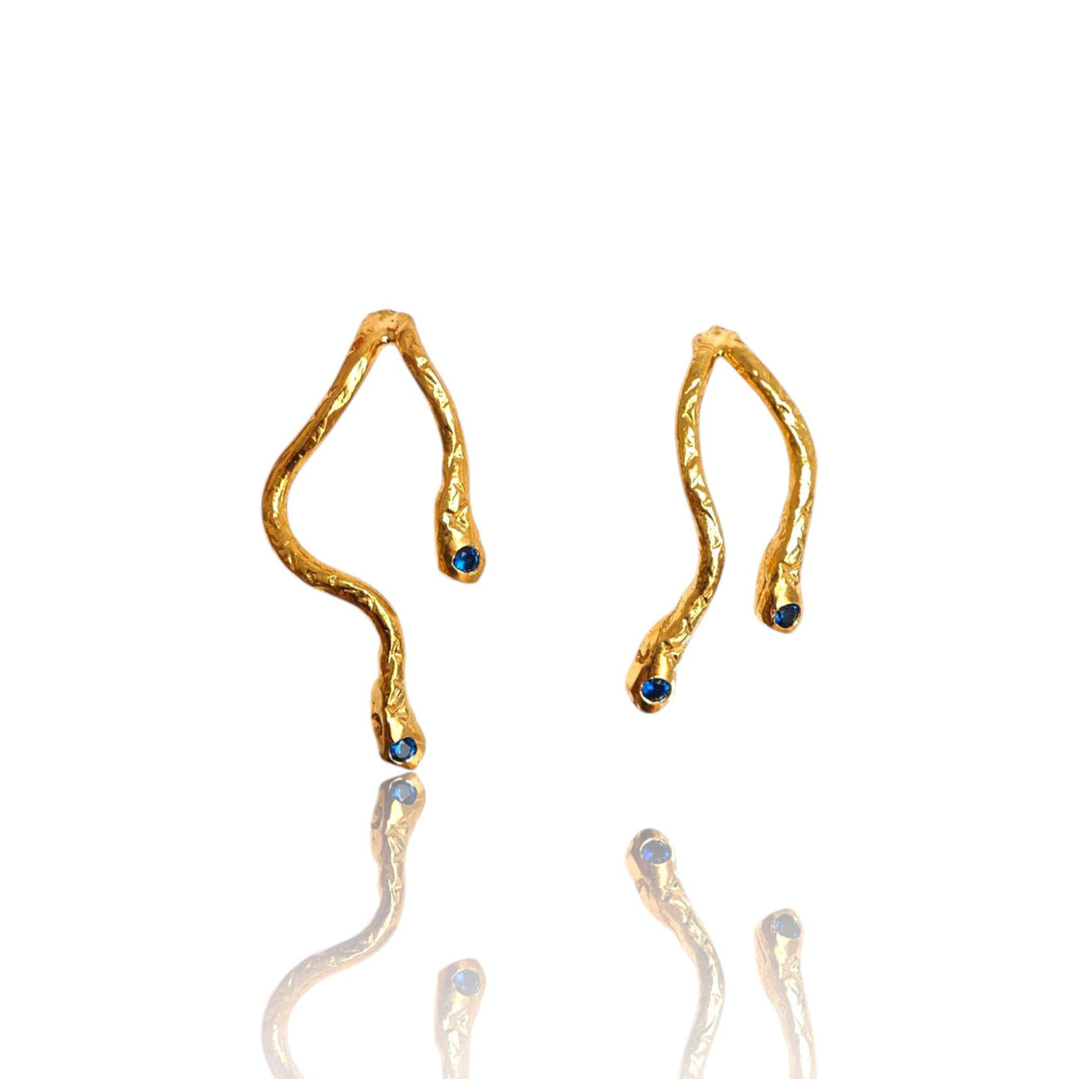 Serpent Gaze Earrings - Athenart 