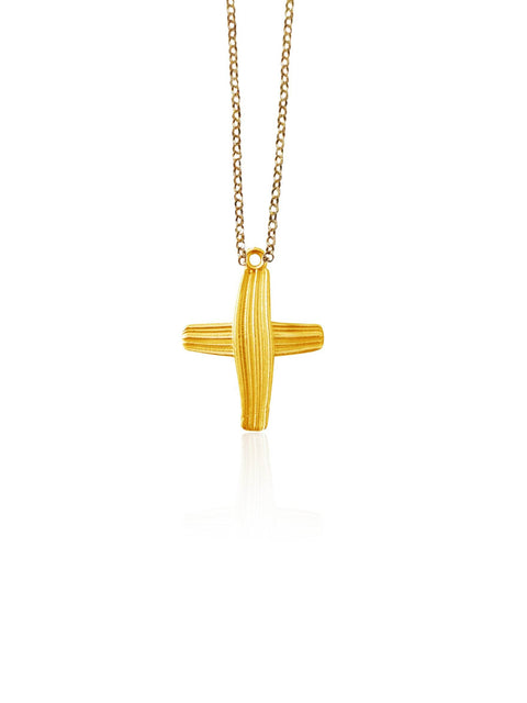 Diploé Small Cross necklace - Athenart 